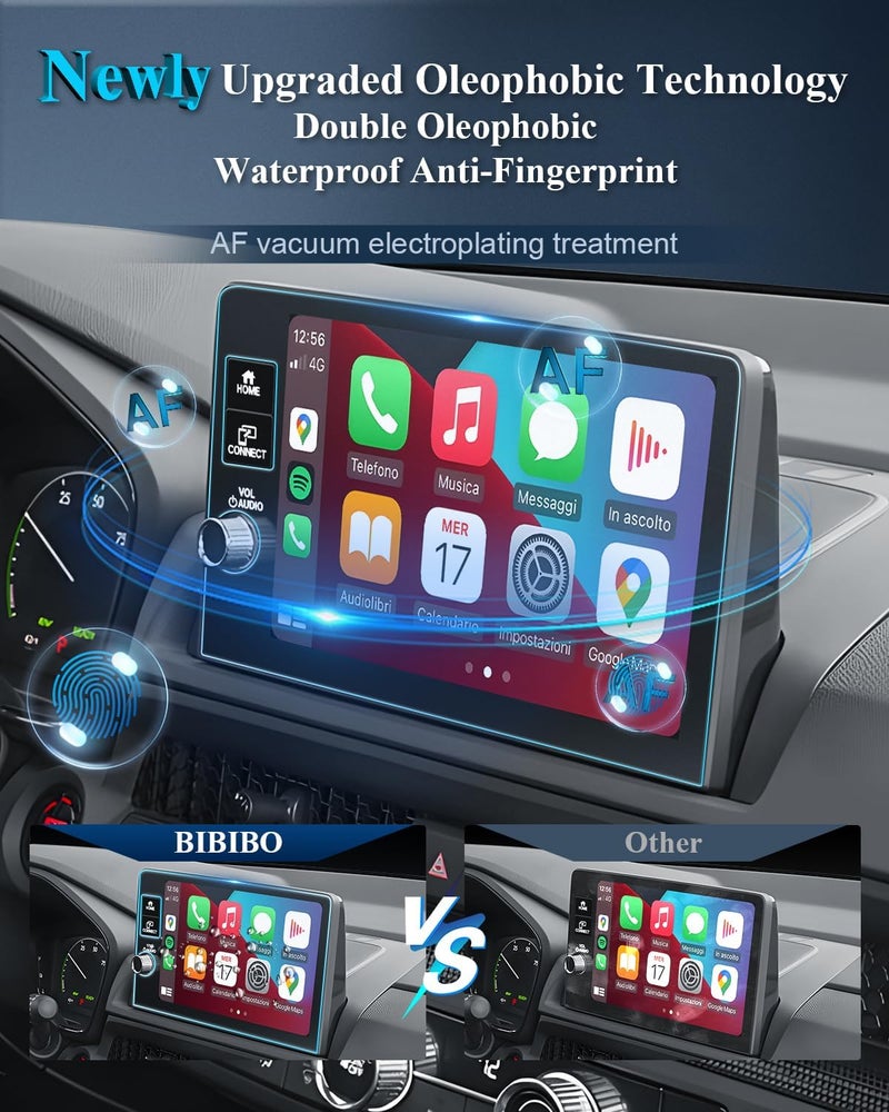 BIBIBO for 2026 Honda CRV Screen Protector Matte 2026 Honda CR-V (LX/EX/Sport Hybrid/EX-L/TrailSport Hybrid/Sport-L Hybrid )9" Touchscreen [Tempered Glass Anti-Glare &Scratch Lessen Fingerprints] Honda CRV 2026 - Image 2
